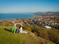 Female and male walkers near summit of Bryn Euryn hill looking over Colwyn Bay towards Clwydian Range
Rhos-on-Sea
Conwy County
North
Walking
Activities and Sports